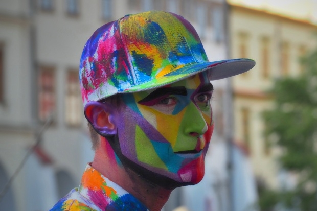 Živé sochy Sinela UV Neonky