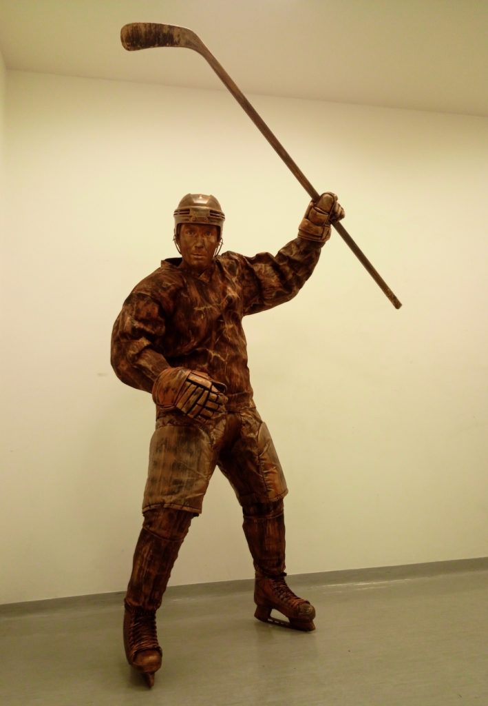 Živé sochy Sinela Hokejista